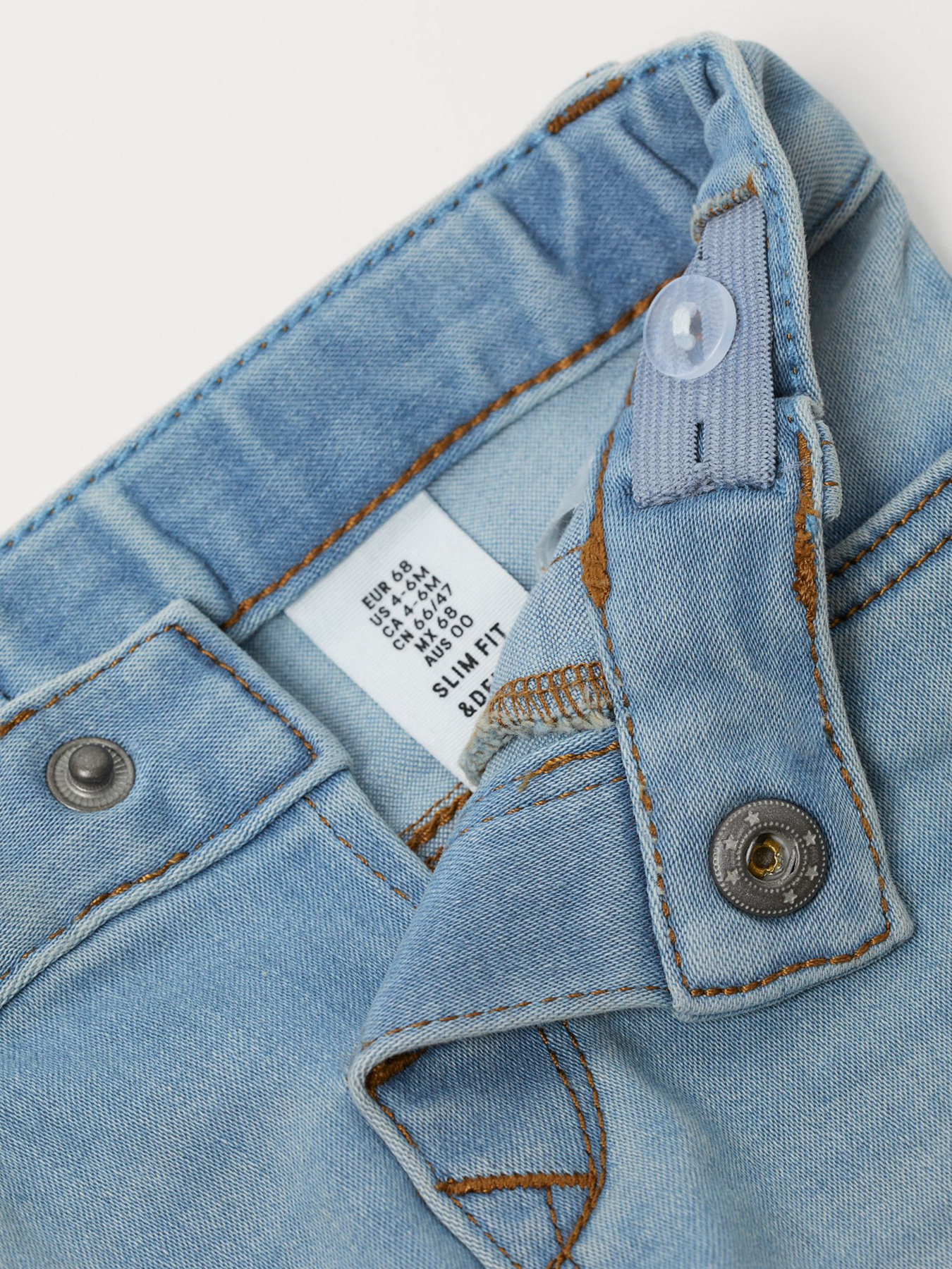 Скіні джинси H&M модель 0746314_блакитний Фото