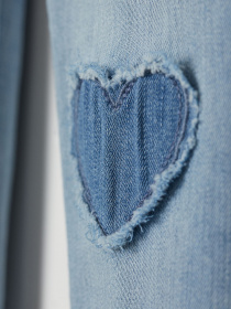 Штани H&M модель 0739802_блакитний Фото
