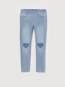 Штани H&M модель 0739802_блакитний Фото