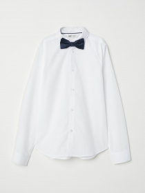 Сорочка H&M модель 0579165_білий Фото