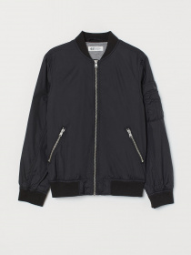 Демісезонна куртка H&M модель 0803565_чорний Фото