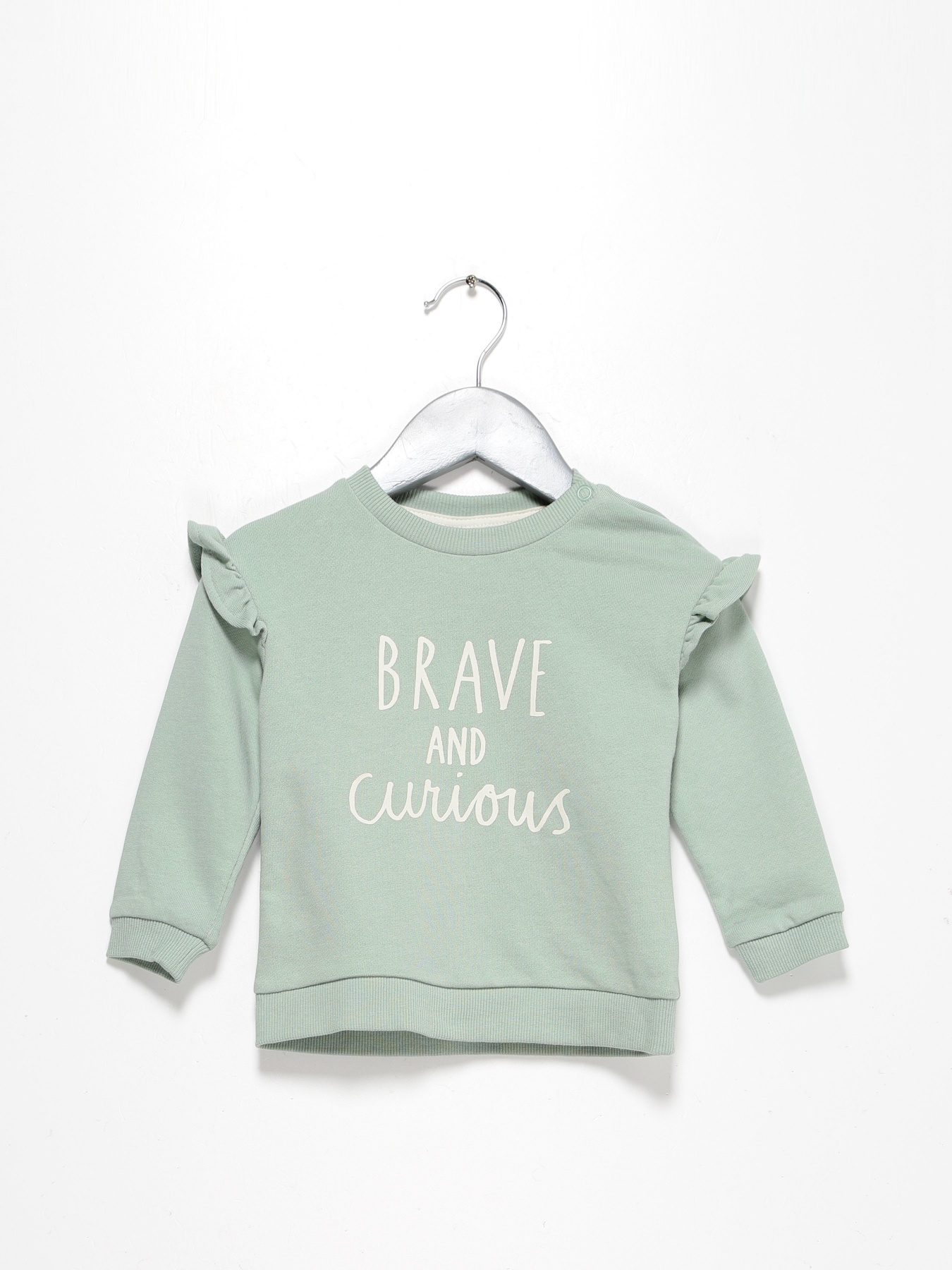 Світшот H&M модель 0928135_оливковий Фото