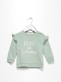 Світшот H&M модель 0928135_оливковий Фото