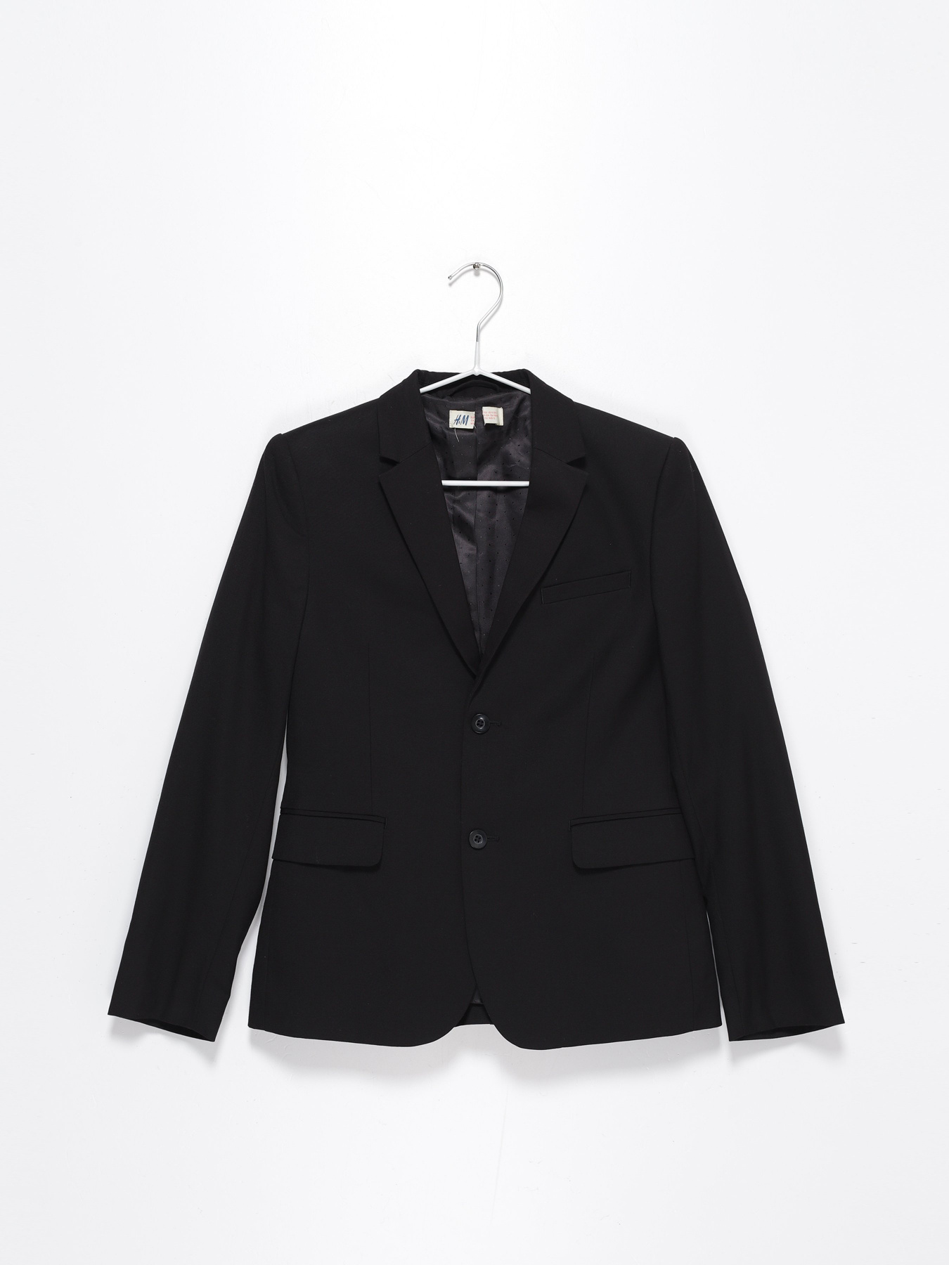 Пиджак H&M модель 0360859_чорний Фото