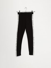 Леггинсы H&M модель 0865977_чорний з білим Фото