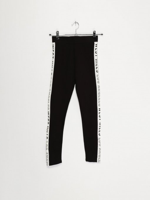 Легінси H&M модель 0865977_чорний з білим Фото