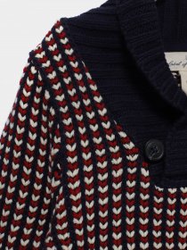 Свитер H&M модель 0389094_т.синій комб. Фото