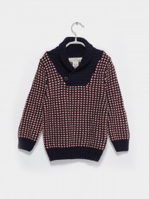 Свитер H&M модель 0389094_т.синій комб. Фото