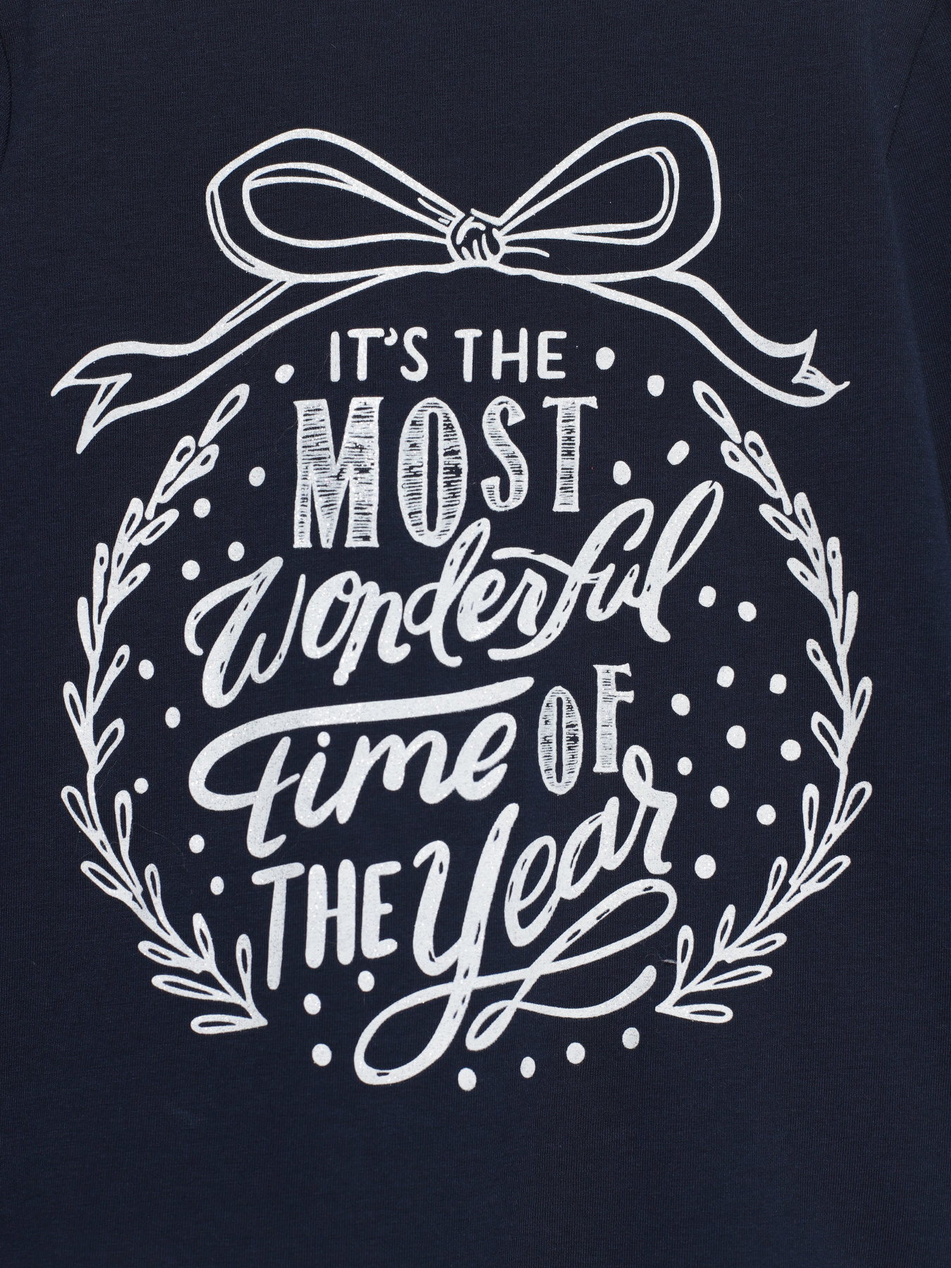 Лонгслив H&M модель 0390085_т.синій з білим Фото