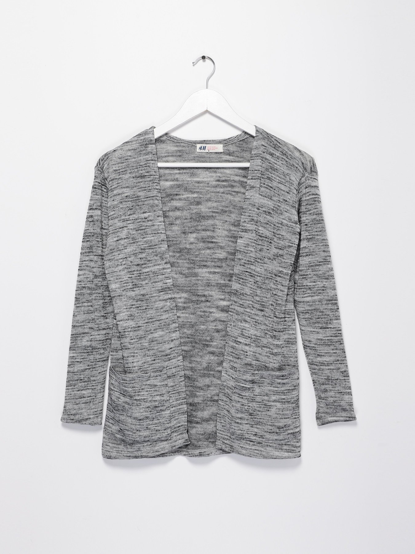 Кардиган H&M модель 0393855_сірий комб. Фото