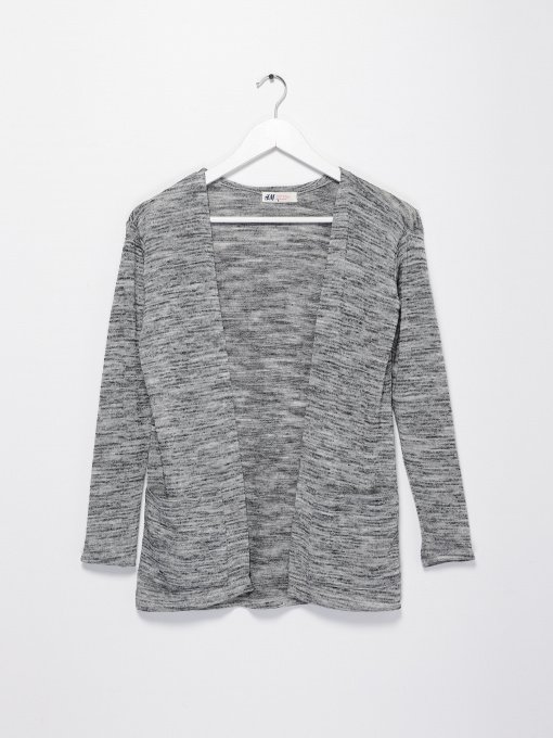 Кардиган H&M модель 0393855_сірий комб. Фото