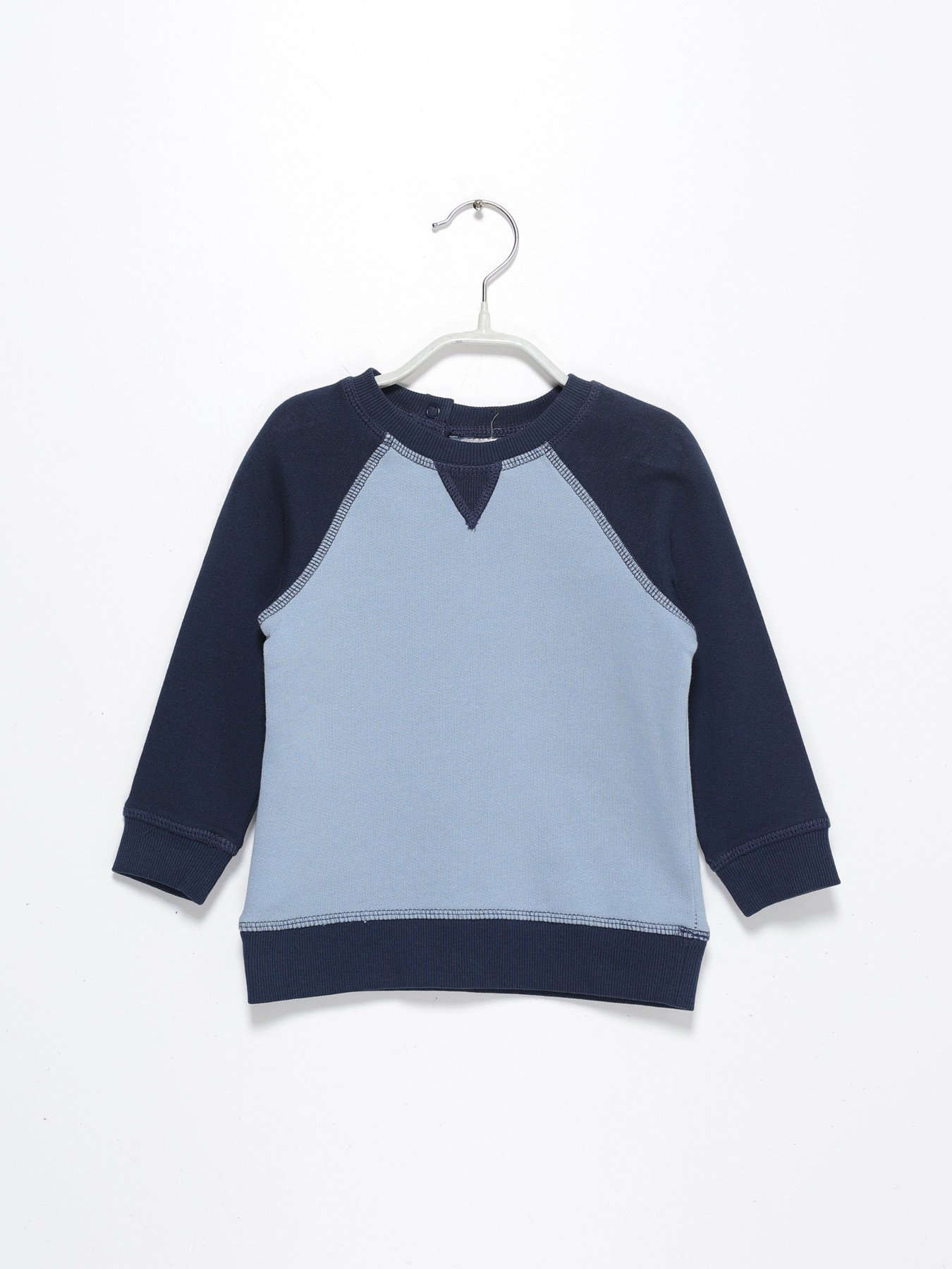 Свитшот H&M модель 0397524_синій з т.синім Фото