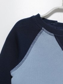 Свитшот H&M модель 0397524_синій з т.синім Фото