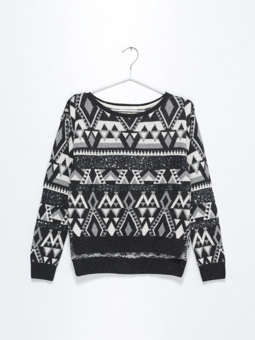 Джемпер H&M модель 0399041_т.сірий комб. Фото