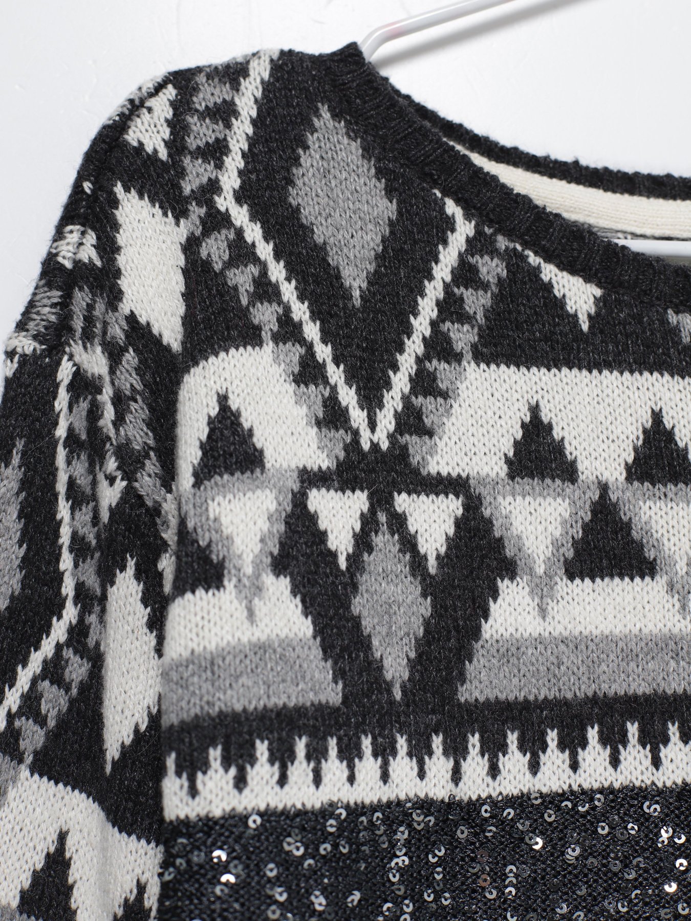 Джемпер H&M модель 0399041_т.сірий комб. Джемпер H&M модель 0399041_т.сірий комб. Фото