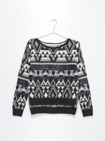 Джемпер H&M модель 0399041_т.сірий комб. Джемпер H&M модель 0399041_т.сірий комб. Фото