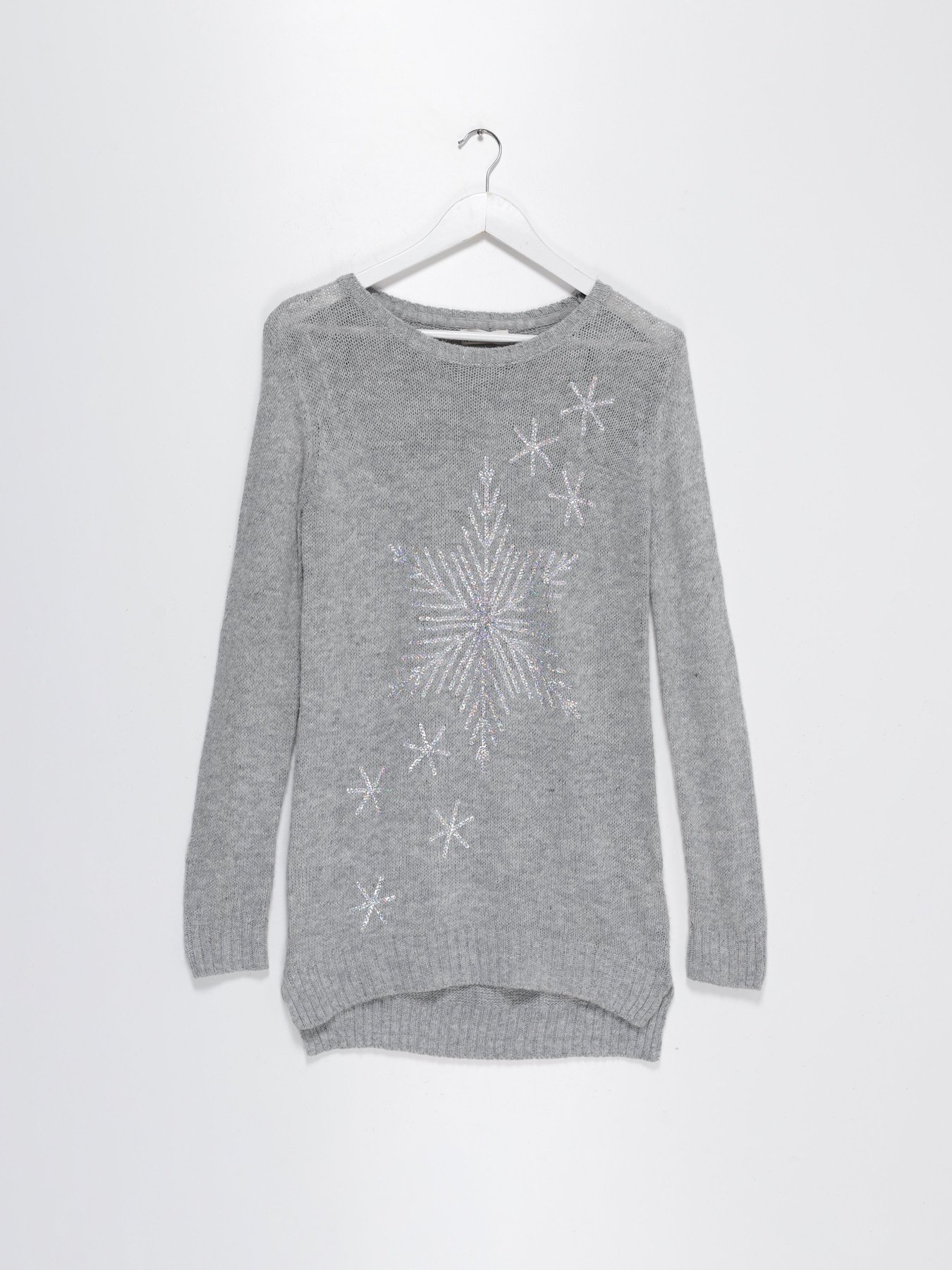 Джемпер H&M модель 0410492_сірий Фото