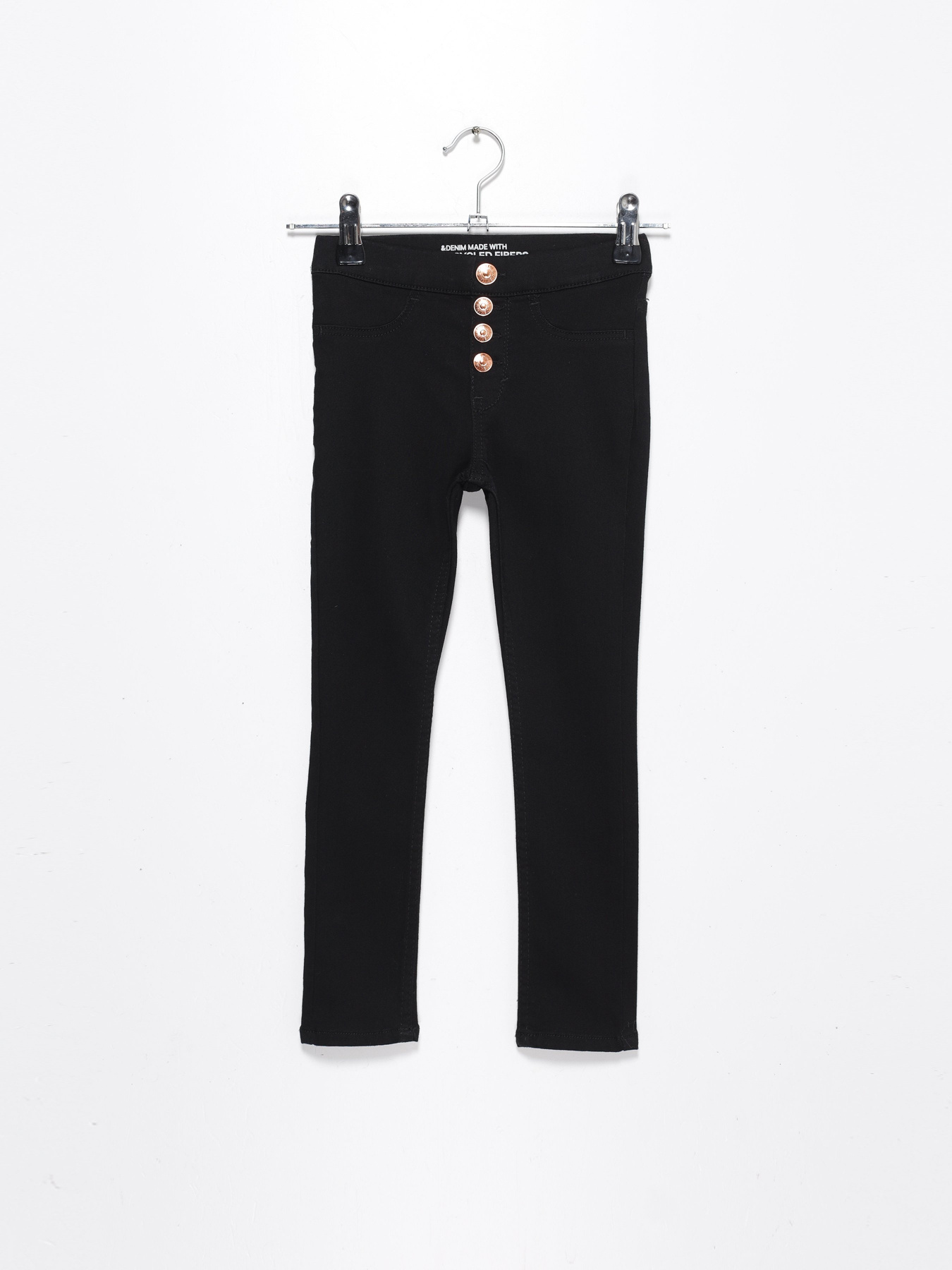 Брюки H&M модель 0410495_чорний Фото
