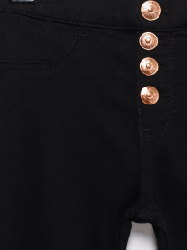 Брюки H&M модель 0410495_чорний Фото