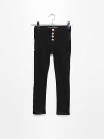 Повсякденні штани H&M модель 0410495_чорний Фото