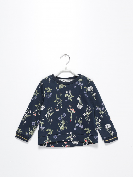 Свитшот H&M модель 0438239_т.синій комб. Фото