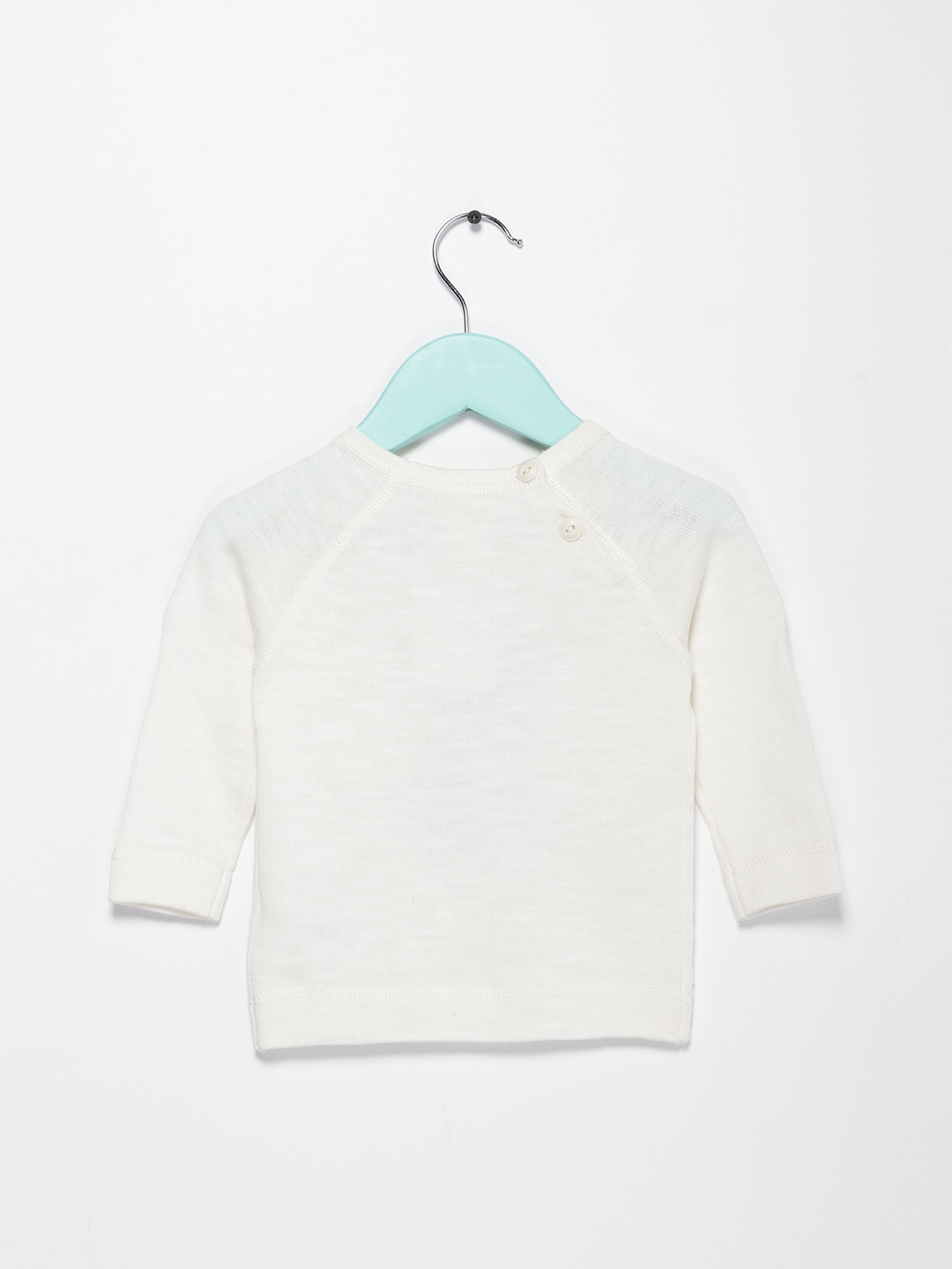 Джемпер H&M модель 0453380_білий з т.синім Фото