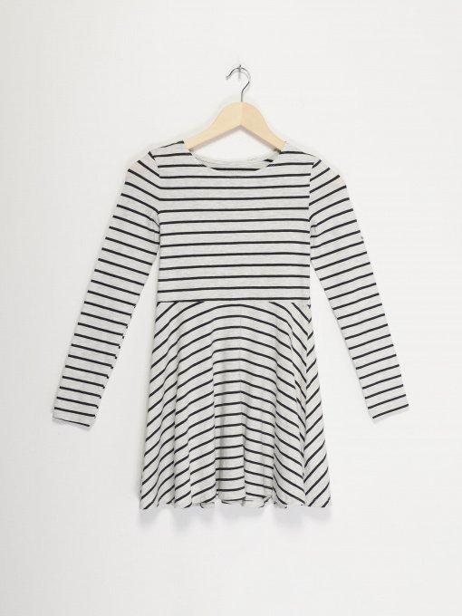 Платье миди H&M модель 0453745_сірий комб. Фото