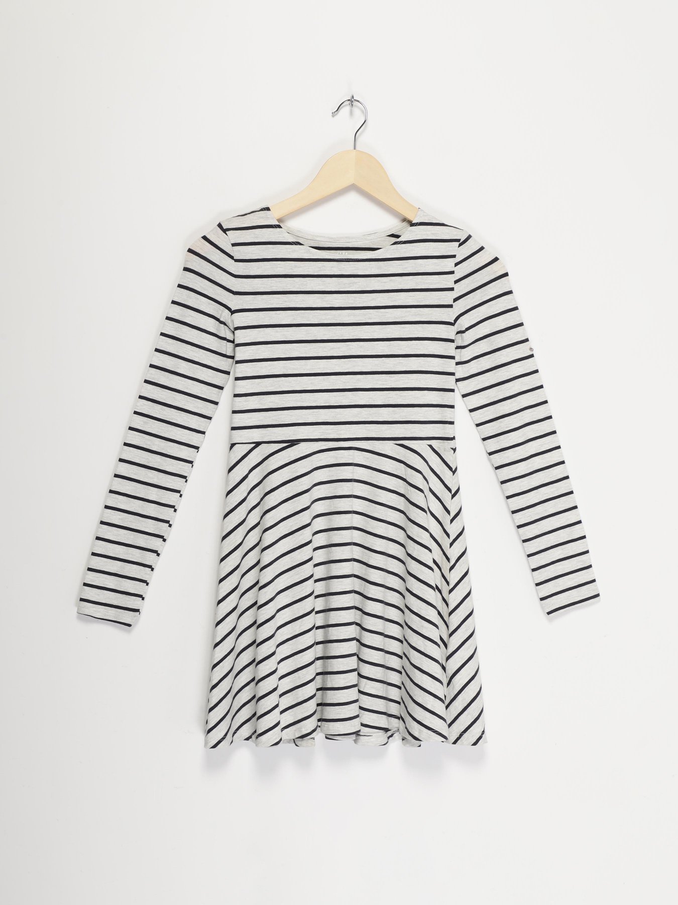 Платье миди H&M модель 0453745_сірий комб. Фото