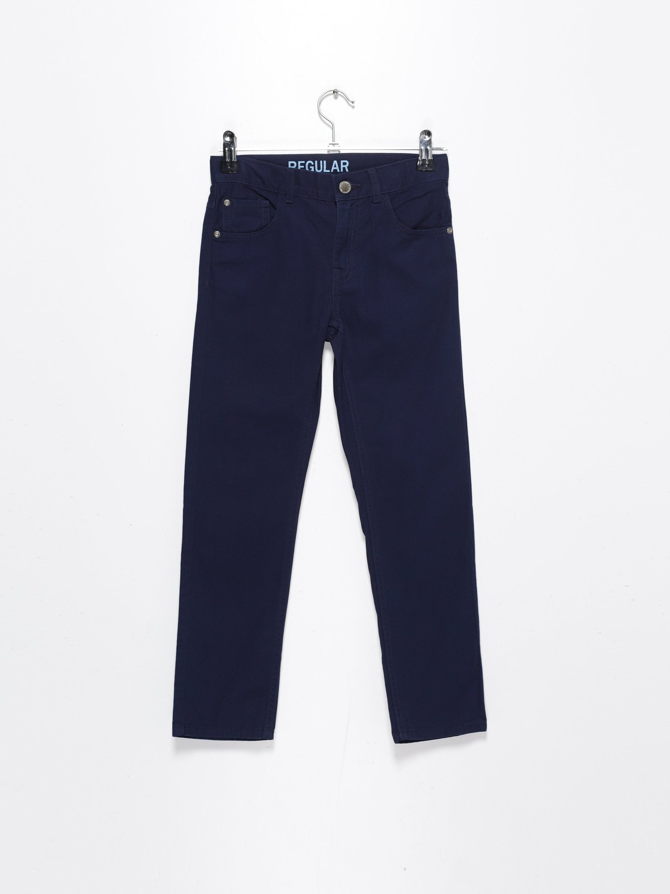 Повседневные штаны H&M модель 0501116_т.синій Фото