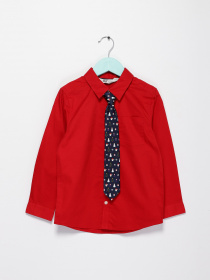 Рубашка H&M модель 0503820_червоний Фото