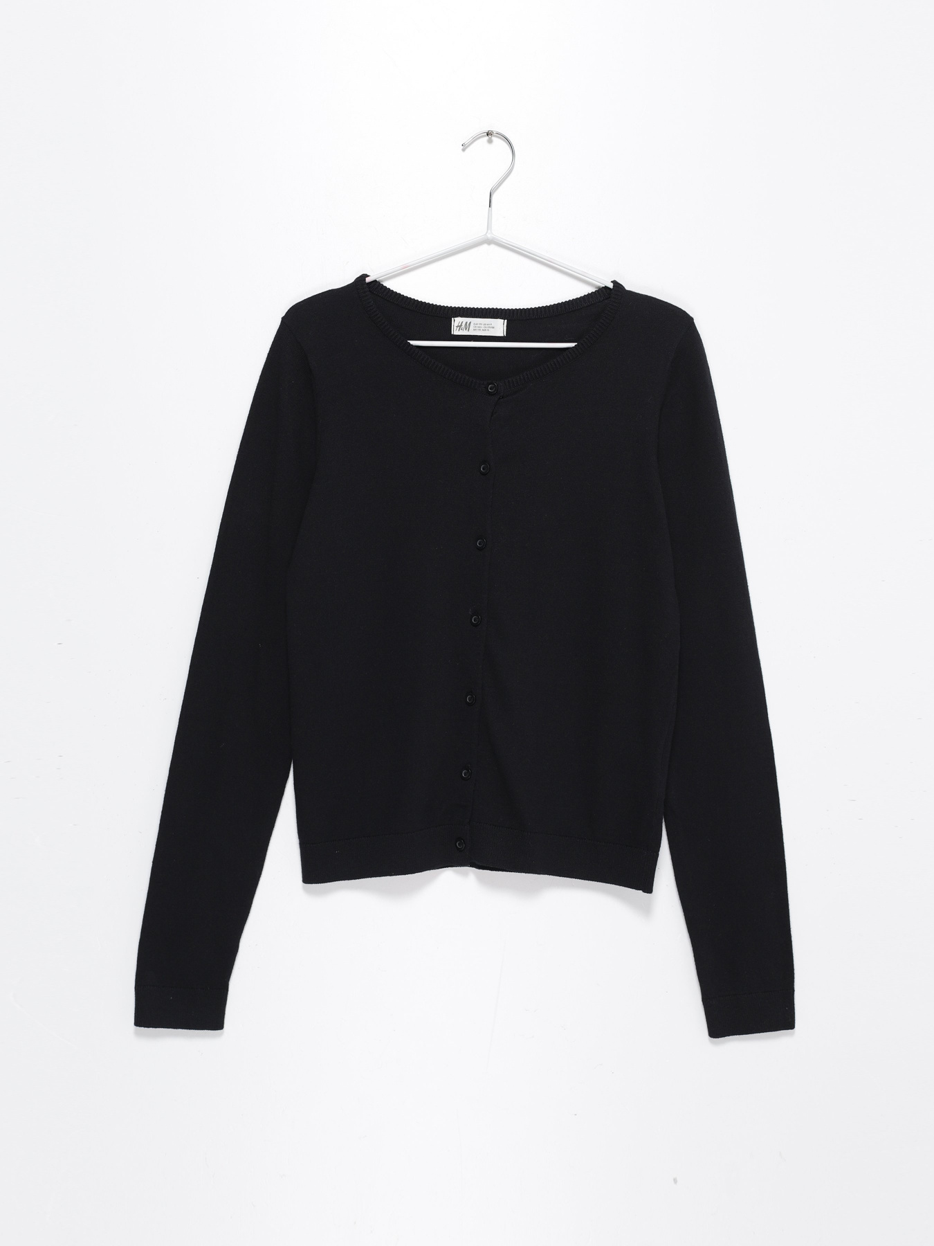 Кардиган H&M модель 0531417_чорний Фото