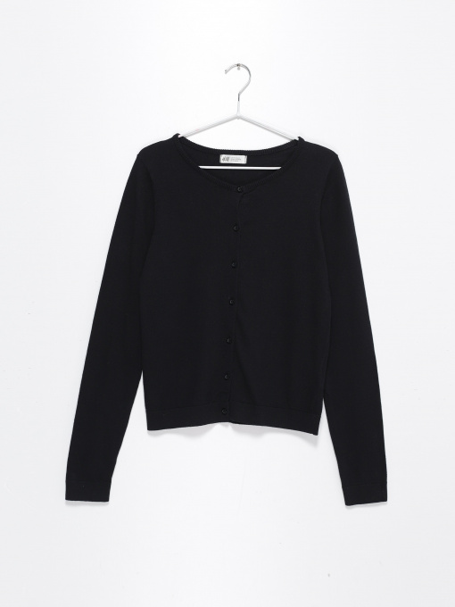 Кардиган H&M модель 0531417_чорний Фото