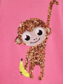 Джемпер H&M модель 0549390_рожевий комб. Фото