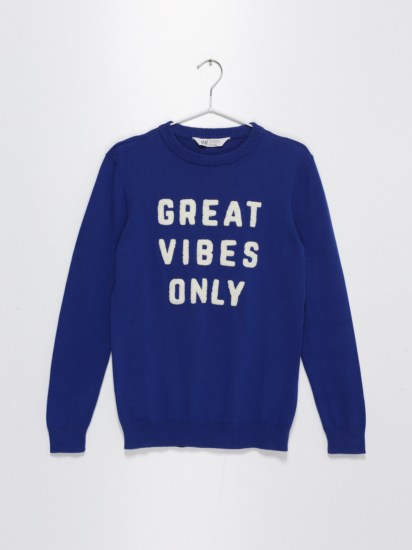 Джемпер H&M модель 0549852_т.синій комб. Джемпер H&M модель 0549852_т.синій комб. Фото