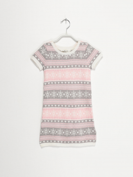 Платье миди H&M модель 0554890_комб. Фото