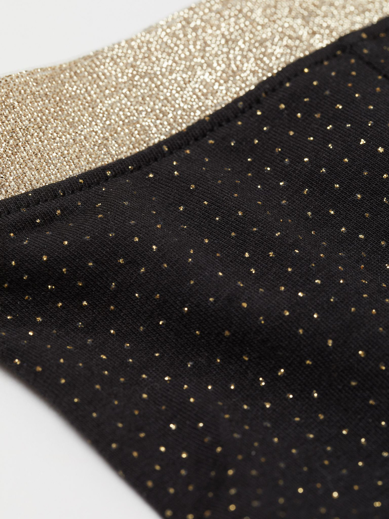 Легінси H&M модель 0814182_чорний комб. Фото