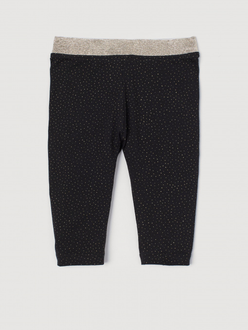 Леггинсы H&M модель 0814182_чорний комб. Фото