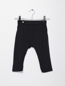 Брюки повседневные H&M модель 0579907_т.синій комб. Фото