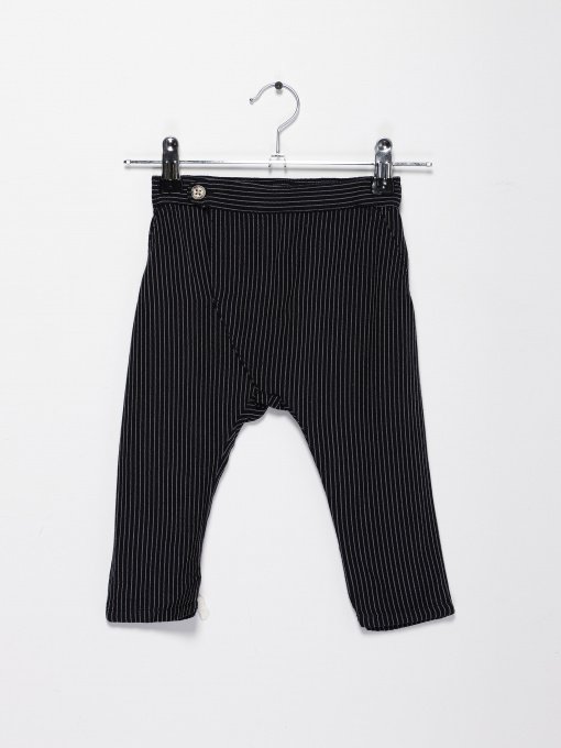 Брюки повседневные H&M модель 0579907_т.синій комб. Фото