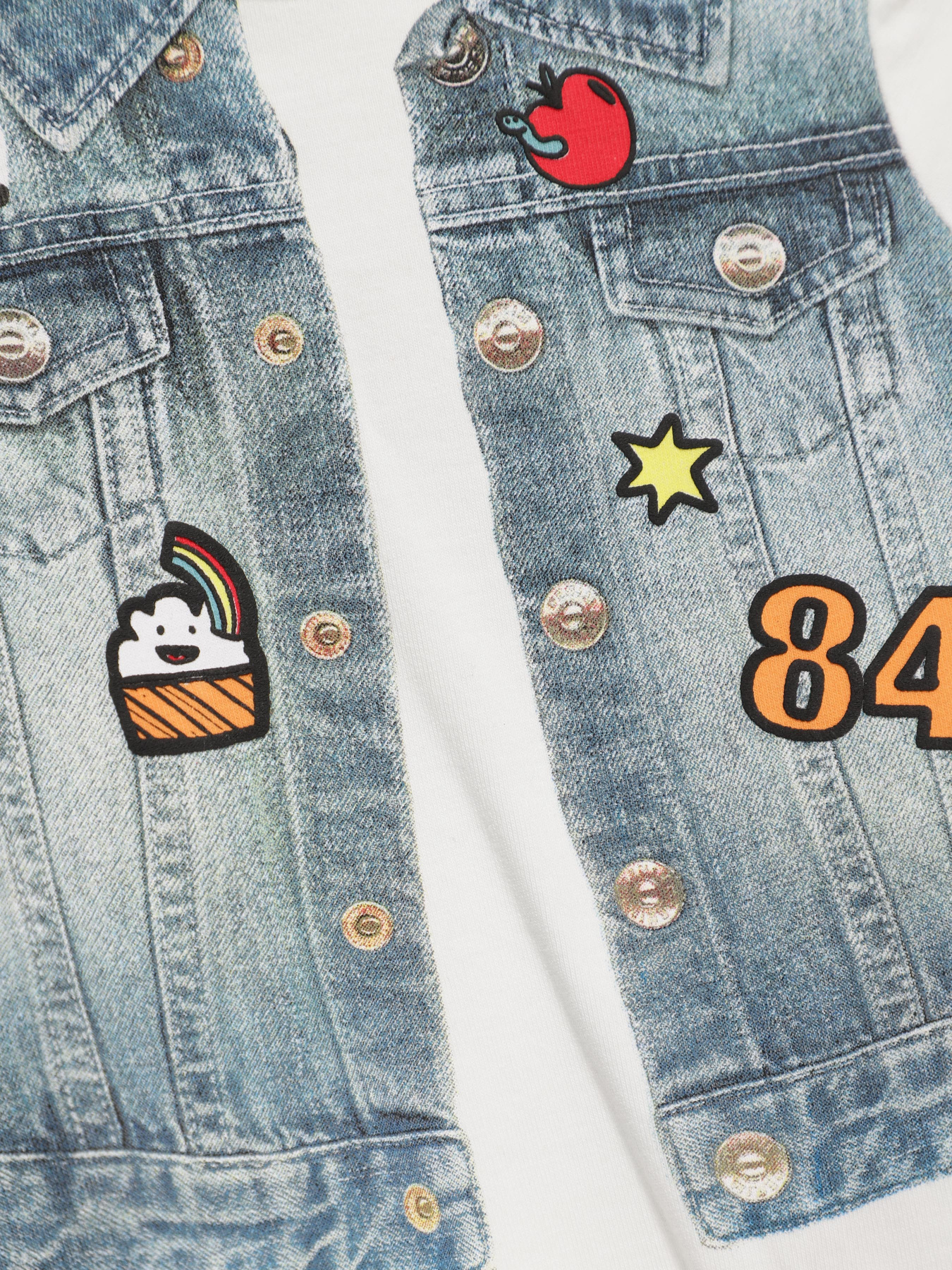 Боди для младенцев H&M модель 05841120_білий комб. Фото