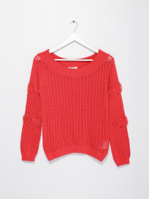 Джемпер H&M модель 0595130_кораловий Фото