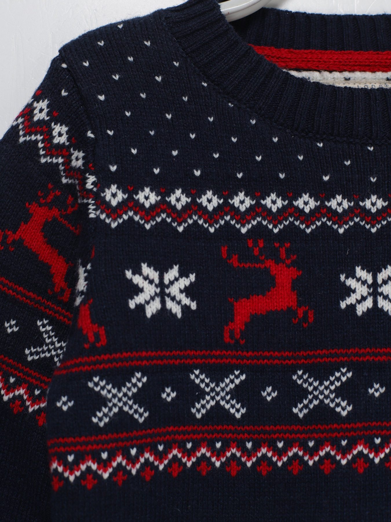 Джемпер H&M модель 0638874_т.синій комб. Фото