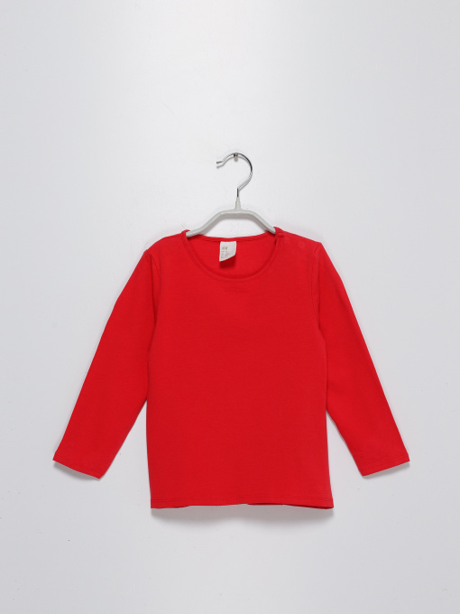 Лонгслив H&M модель 0644678_червоний Фото