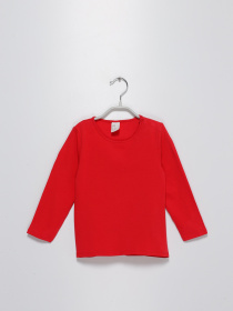 Лонгслив H&M модель 0644678_червоний Фото