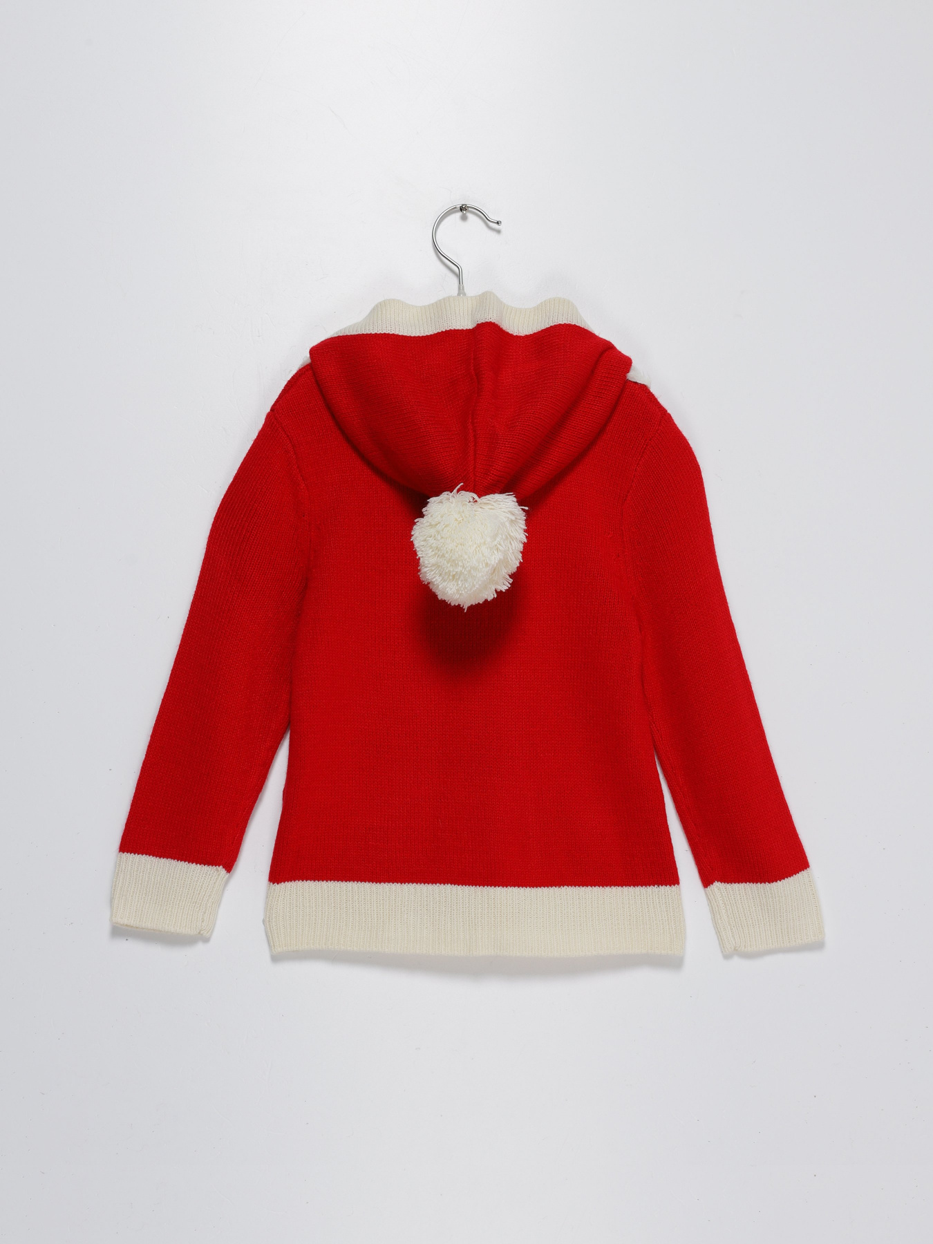 Джемпер H&M модель 0684103_червоний комб. Фото