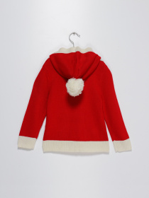 Джемпер H&M модель 0684103_червоний комб. Фото