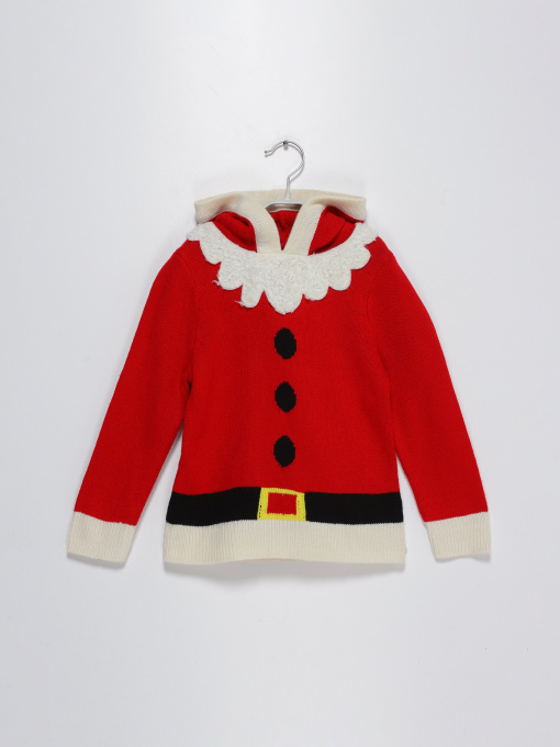 Джемпер H&M модель 0684103_червоний комб. Фото