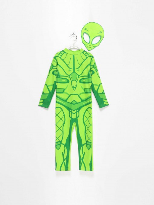 Комбінезон H&M модель 0692443_зелений комб. Фото