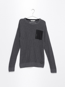 Джемпер H&M модель 07436811_т.сірий Фото