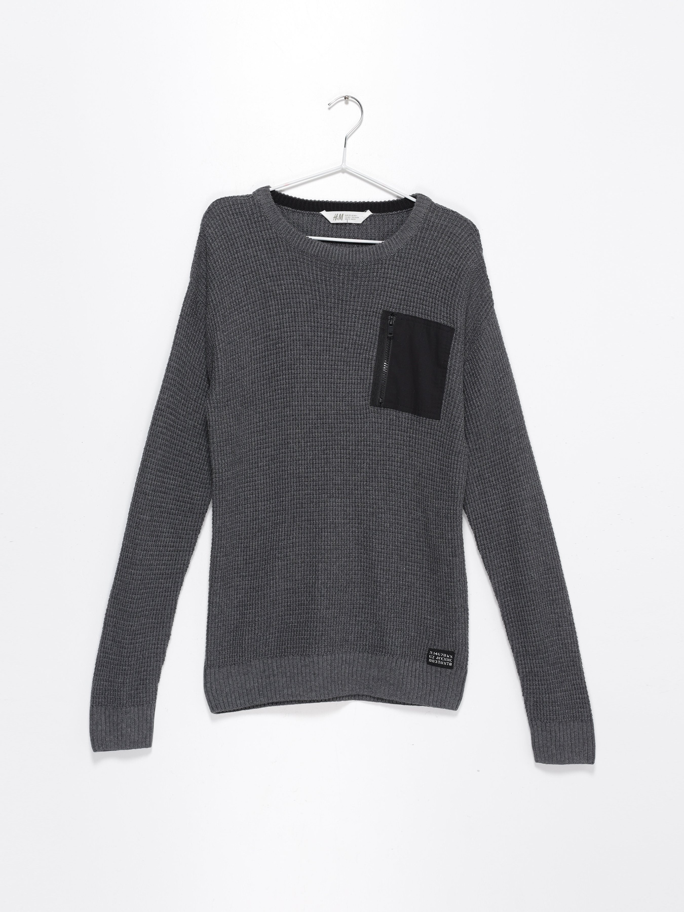 Джемпер H&M модель 07436811_т.сірий Фото